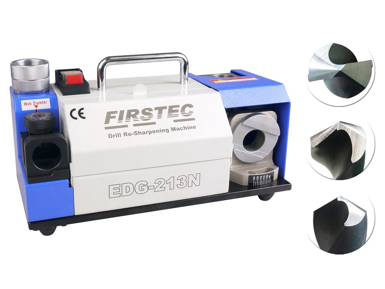 Compact-size Split Point Drill Resharpening Machine