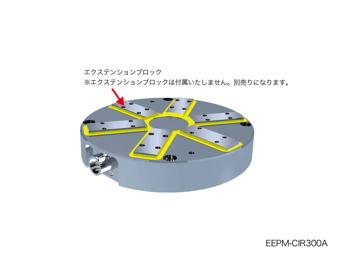 Electro-Permanent Radial Pole Magnetic Chuck