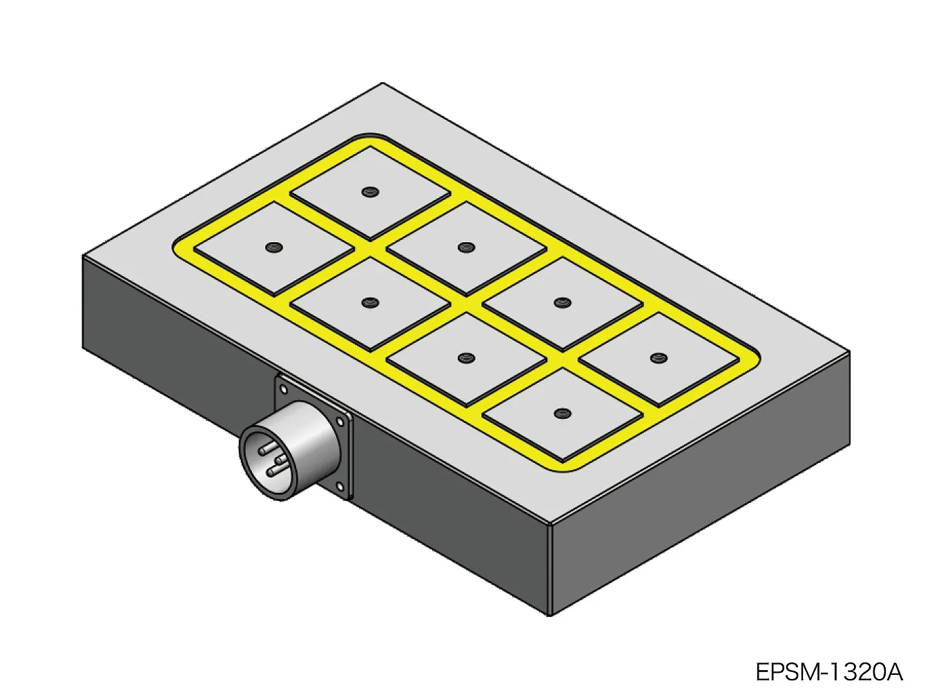 Electro-Permanent Magnetic Chuck for robot arms(1160kg)