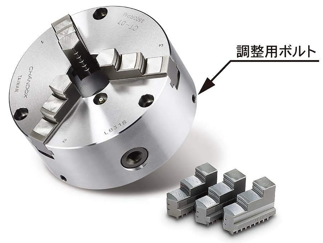 3-Jaw Adjustment Steel Body Scroll Chucks