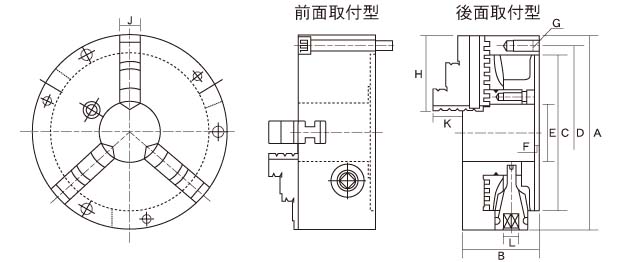 FT-SC 3爪スクロールチャック | 株式会社ファーステック FIRSTEC