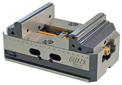 5軸加工機用セルフセンタリングバイス